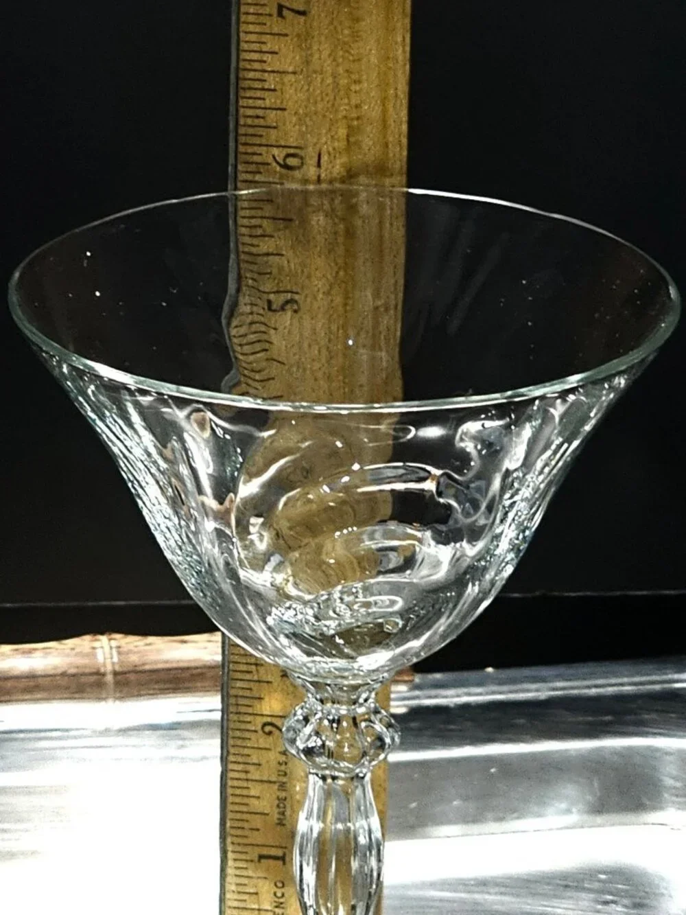 Cambridge Caprice Champagne Coupe sherbet cocktail 1950s Elegant Glass vtg mid c